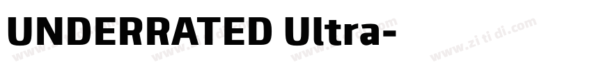 UNDERRATED Ultra字体转换